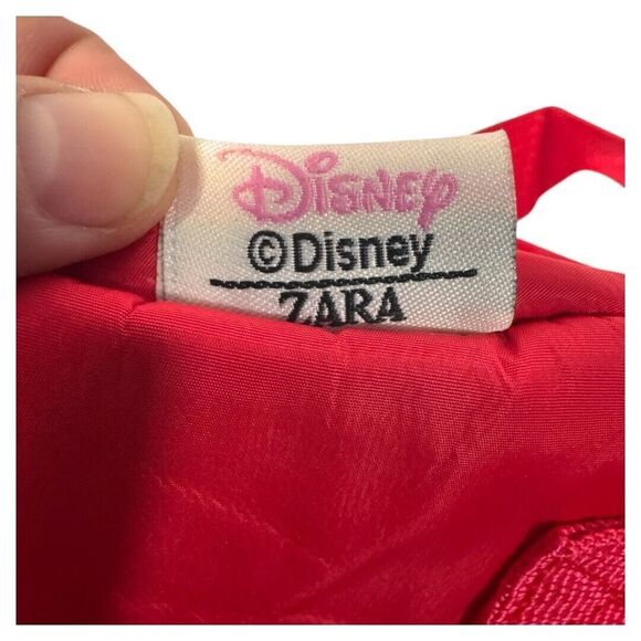 ZARA MICKEY MOUSE DISNEY Crossbody BAG RED 9" x 6" - Picture 2 of 4
